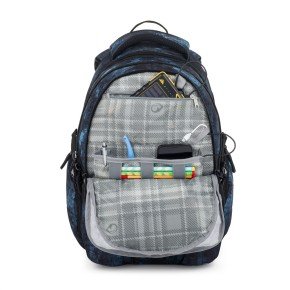Bagmaster BAG 25 B studentský batoh – černo-modrý (obrázek 7)