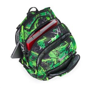 Bagmaster LINCOLN 25 A studentský batoh – zeleno-černý (obrázek 6)