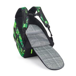 Bagmaster LINCOLN 25 A studentský batoh – zeleno-černý (obrázek 10)