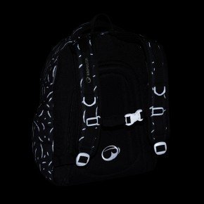 bagmaster NOMAD 25 A studentský batoh – černo-bílý (obrázek 9)