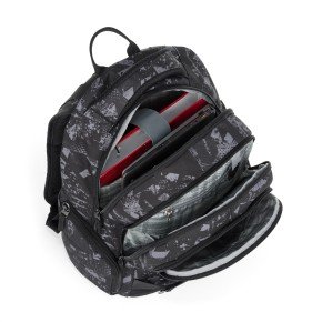 bagmaster NOMAD 25 B studentský batoh – černo-šedý (obrázek 6)