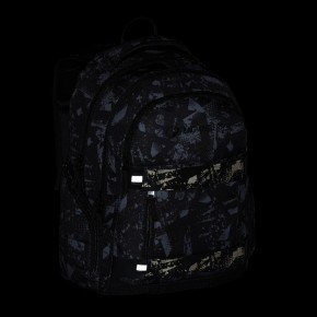 bagmaster NOMAD 25 B studentský batoh – černo-šedý (obrázek 8)