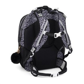 Bagmaster PORTO 25 A školní batoh – černo-bílý (obrázek 3)