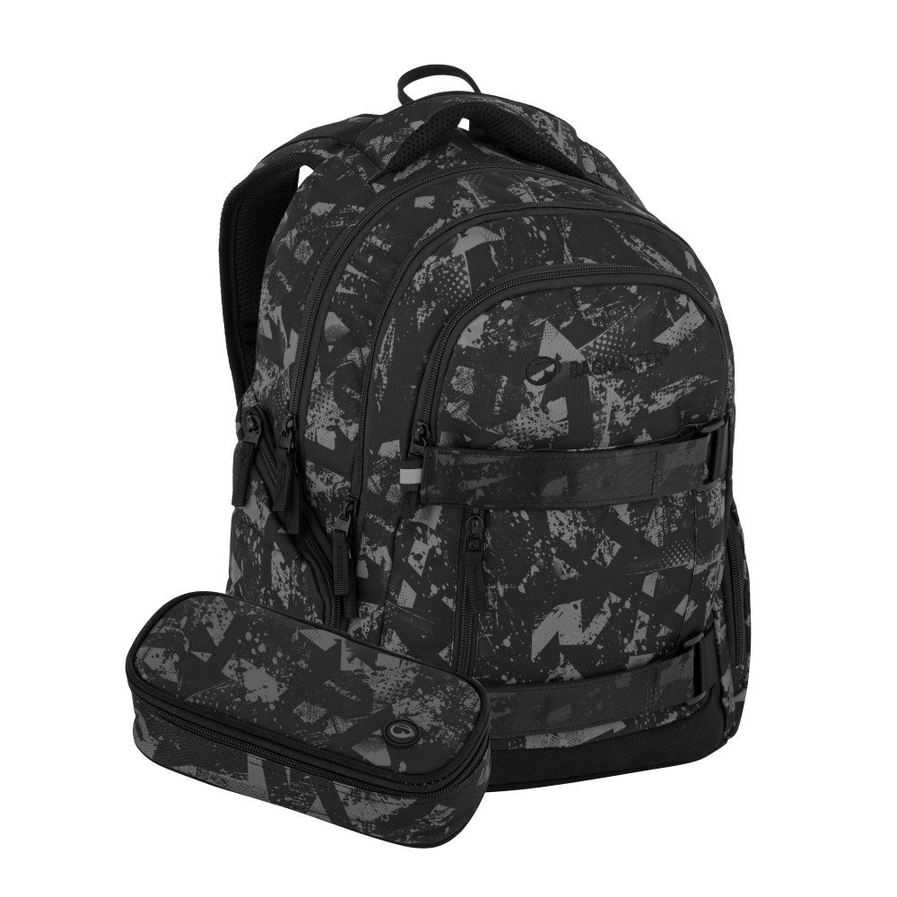 bagmaster NOMAD 25 B studentský set – černo-šedý