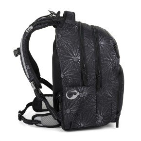 Bagmaster ZIPSTER 25 A studentský set – černý s bílými květy (obrázek 3)