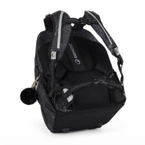 Bagmaster ZIPSTER 25 A studentský set – černý s bílými květy (obrázek 6)