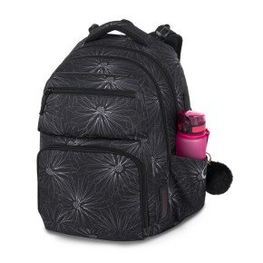 Bagmaster ZIPSTER 25 A studentský set – černý s bílými květy (obrázek 7)