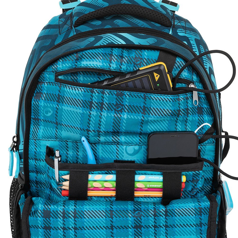 Bagmaster PORTO 22 C školní set - modrý (obrázek 13)