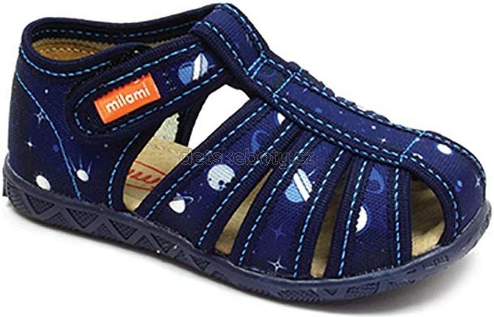 Domácí obuv Milami 114-66sv66 modré Velikost: 21