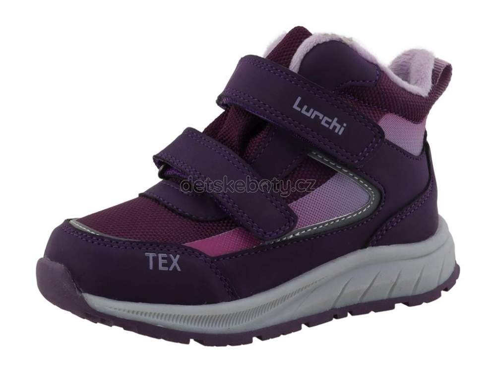 Dětské celoroční boty Lurchi 95L0083009 purple-flieder Velikost: 29
