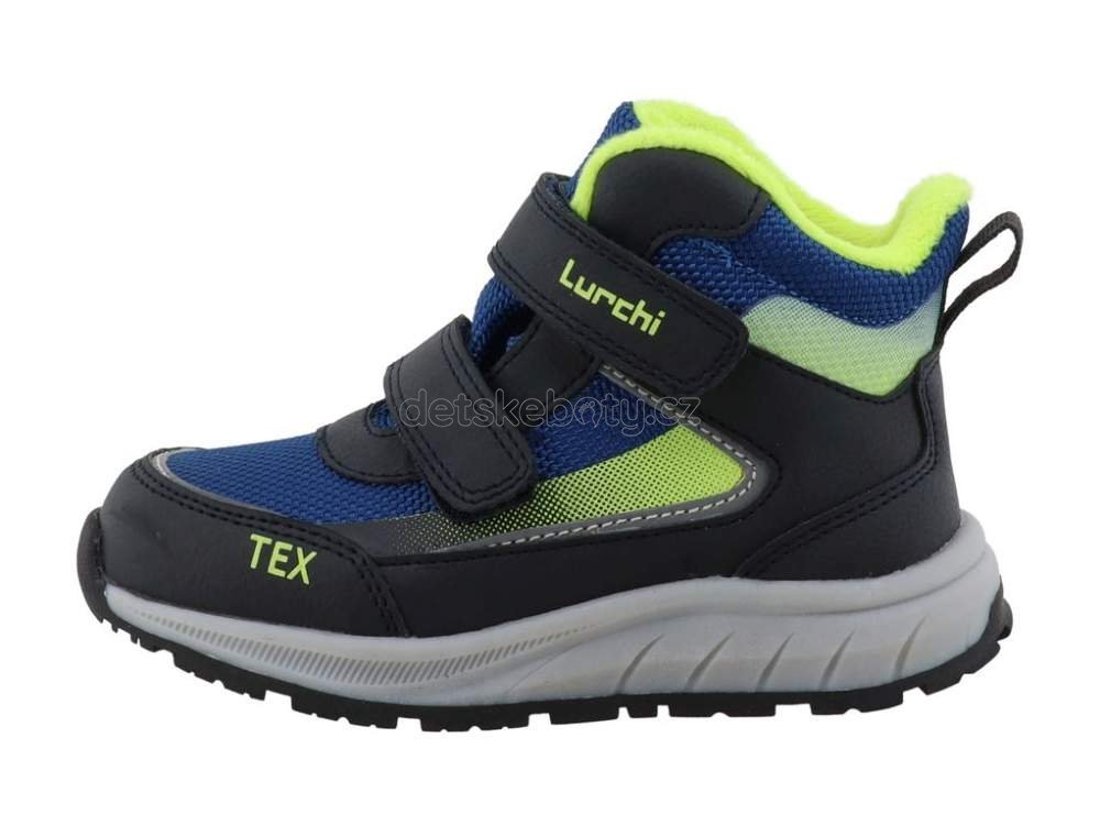 Dětské celoroční boty Lurchi 95L0083009 navy-lime Velikost: 32 (obrázek 6)