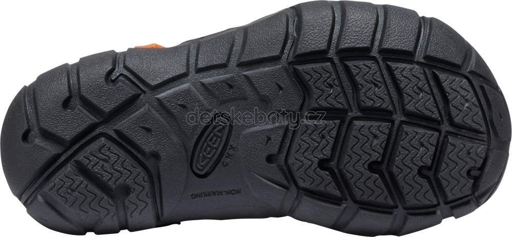 Dětské sandály Keen Seacamp II CNX children dark olive/gold flame Velikost: 31 (obrázek 5)
