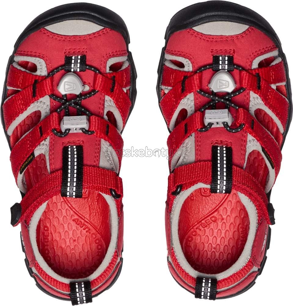 Dětské sandály Keen Seacamp II CNX children ribbon red/alloy Velikost: 29 (obrázek 3)