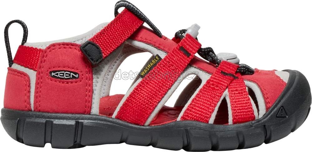 Dětské sandály Keen Seacamp II CNX children ribbon red/alloy Velikost: 29 (obrázek 4)