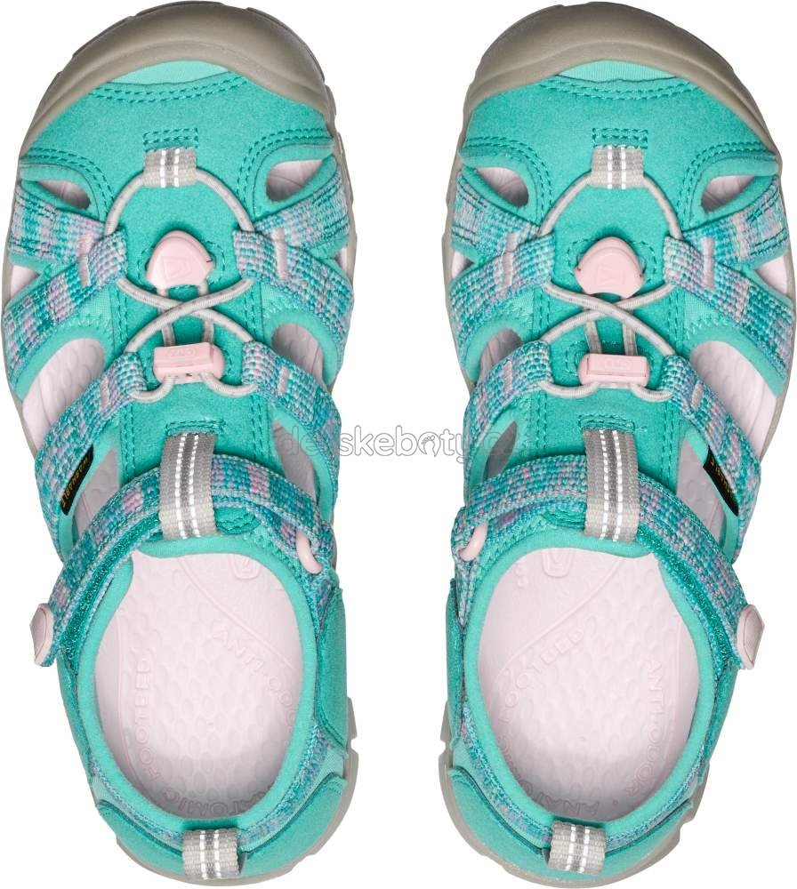 Dětské sandály Keen Seacamp II CNX youth bright aqua/pink-a-boo Velikost: 39 (obrázek 3)