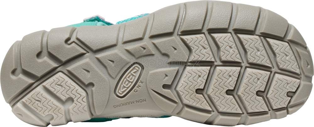 Dětské sandály Keen Seacamp II CNX youth bright aqua/pink-a-boo Velikost: 39 (obrázek 5)