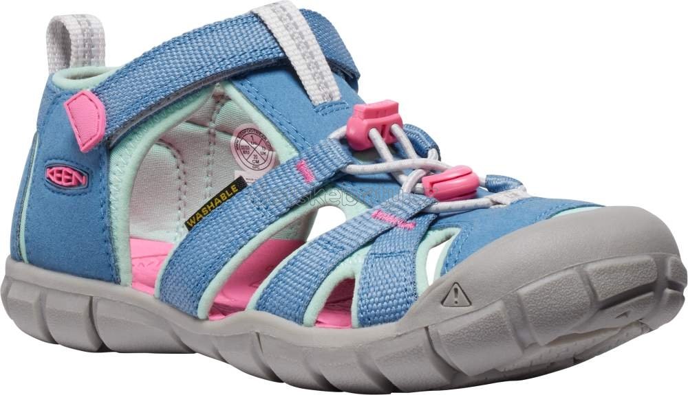 Dětské sandály Keen Seacamp II CNX youth coronet blue/hot pink Velikost: 38