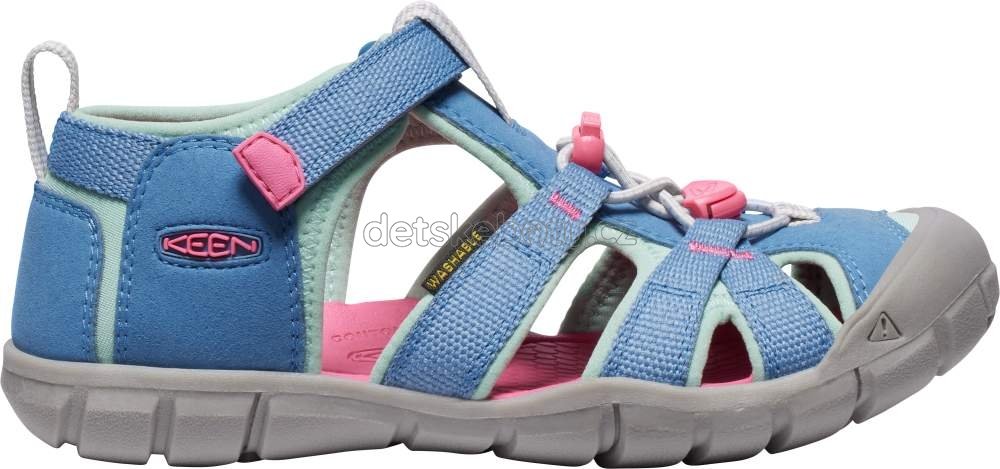 Dětské sandály Keen Seacamp II CNX youth coronet blue/hot pink Velikost: 34 (obrázek 4)