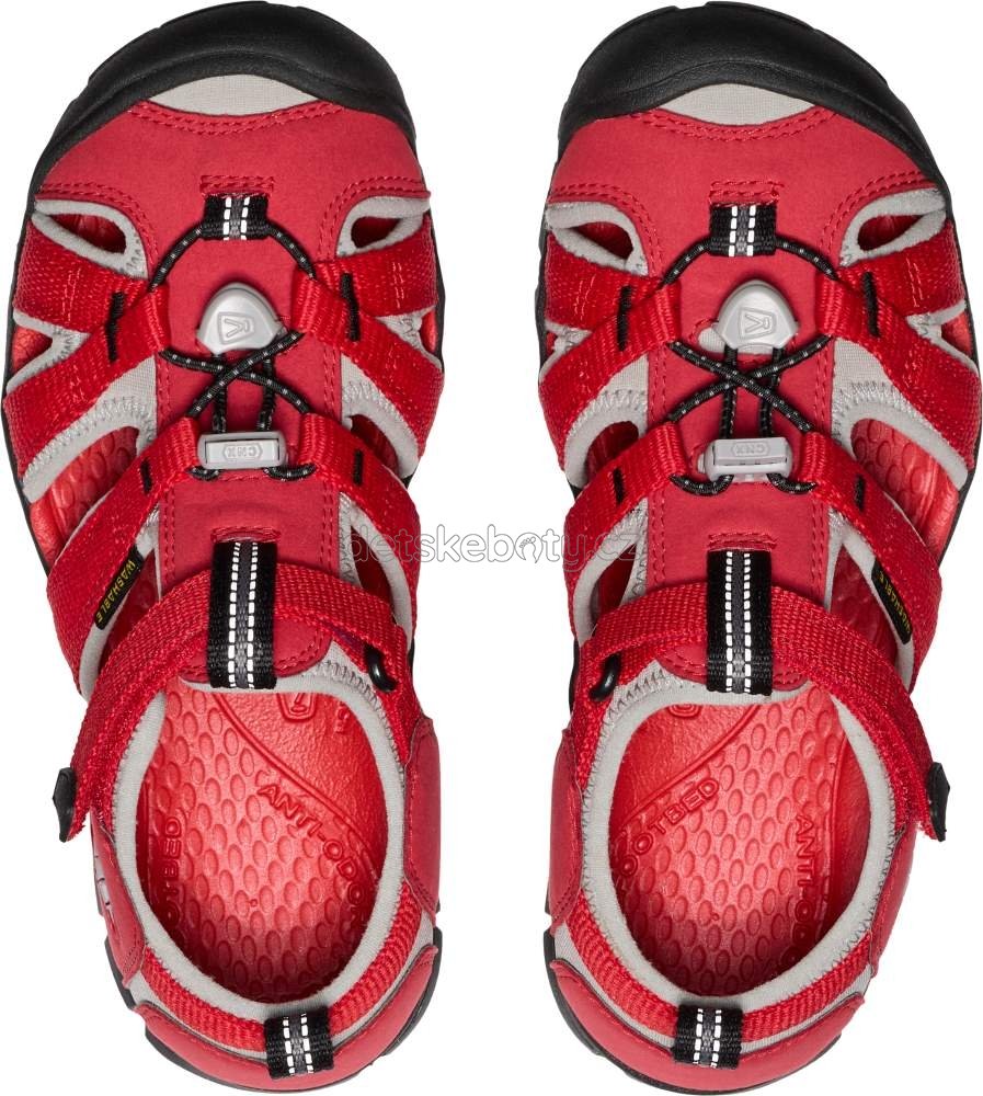 Dětské sandály Keen Seacamp II CNX youth ribbon red/alloy Velikost: 38 (obrázek 3)