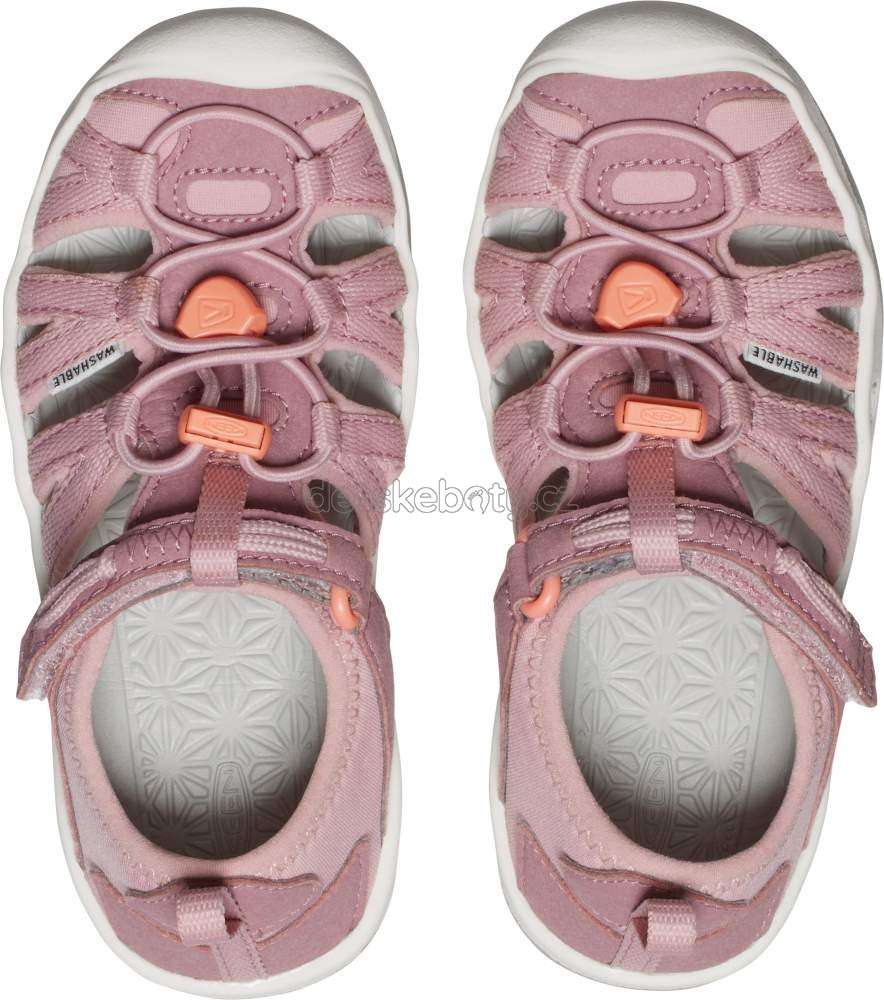 Dětské sandály Keen Moxie Sandal children nostalgia rose/papaya punch Velikost: 29 (obrázek 3)