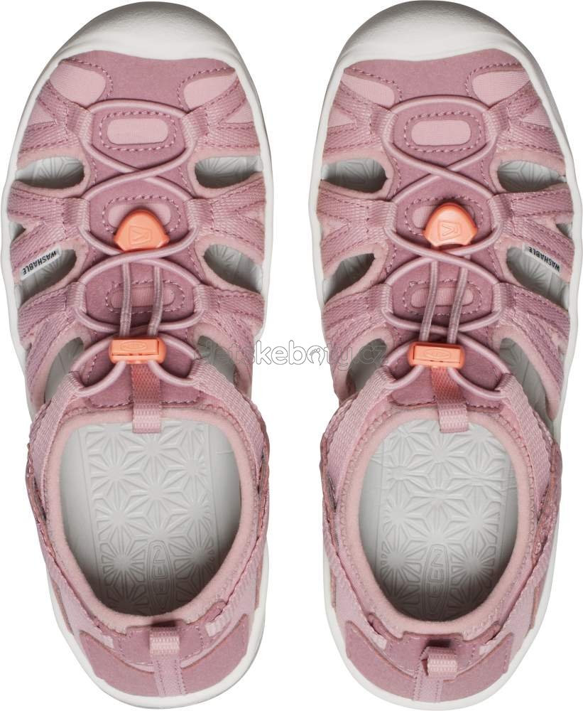 Dětské sandály Keen Moxie sandal youth nostalgia rose/papaya punch Velikost: 32-33 (obrázek 3)