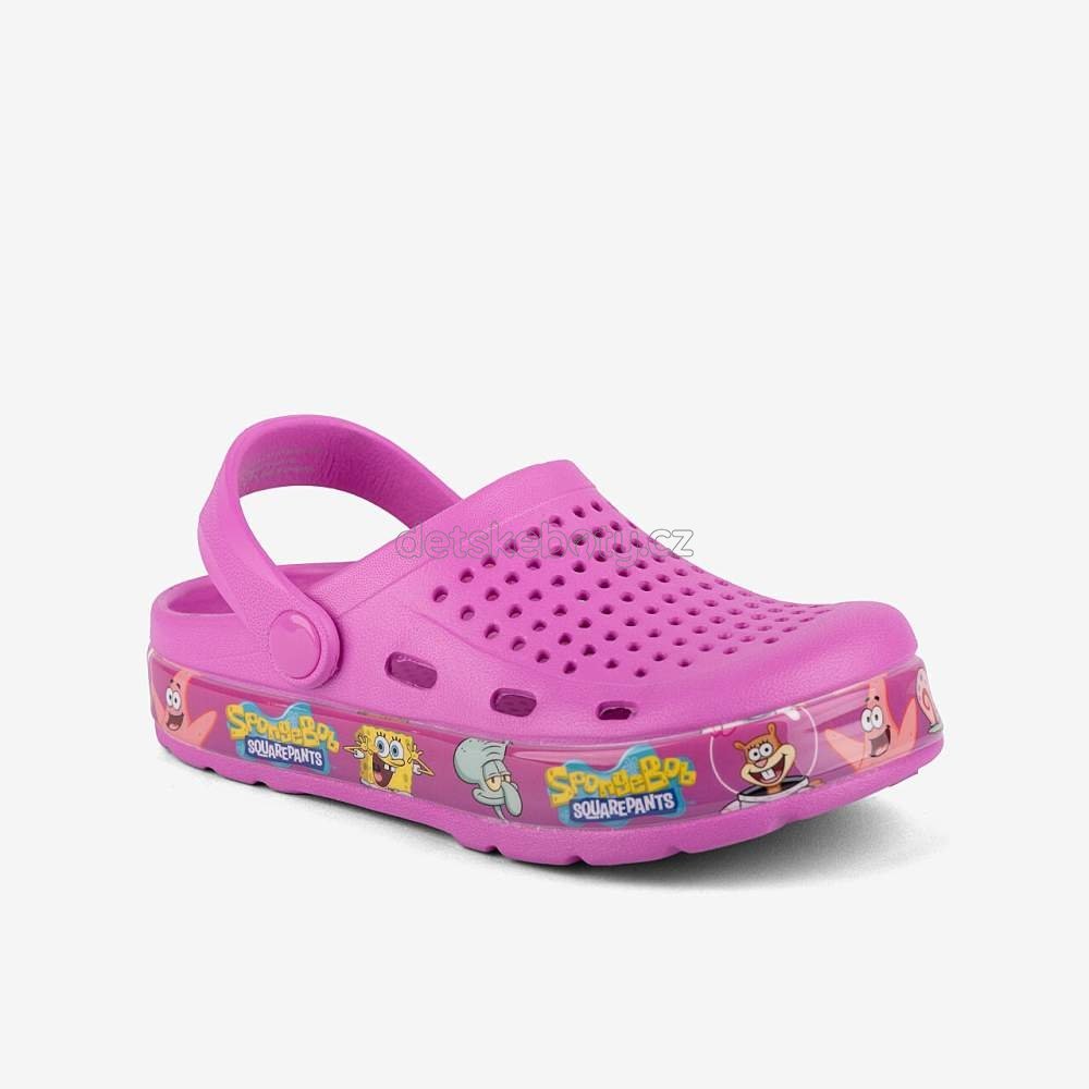 Dětské plážovky Coqui License 1023 New purple Velikost: 24-25