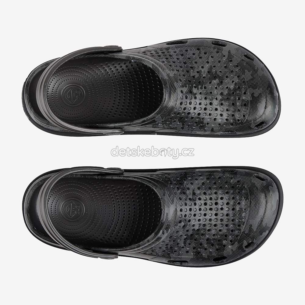 Dětské plážovky Coqui 6413 antracit camo/black Velikost: 41 (obrázek 5)