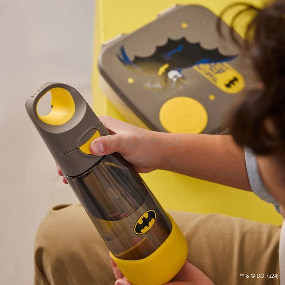 b.box 0915 Lahev na pití s brčkem 600 ml – Batman