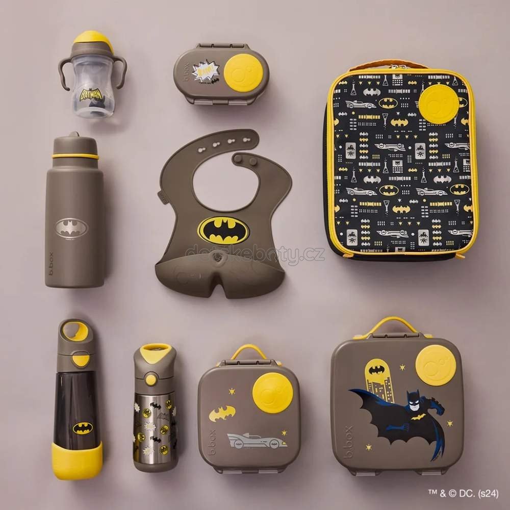 b.box 0915 Lahev na pití s brčkem 600 ml - Batman (obrázek 5)
