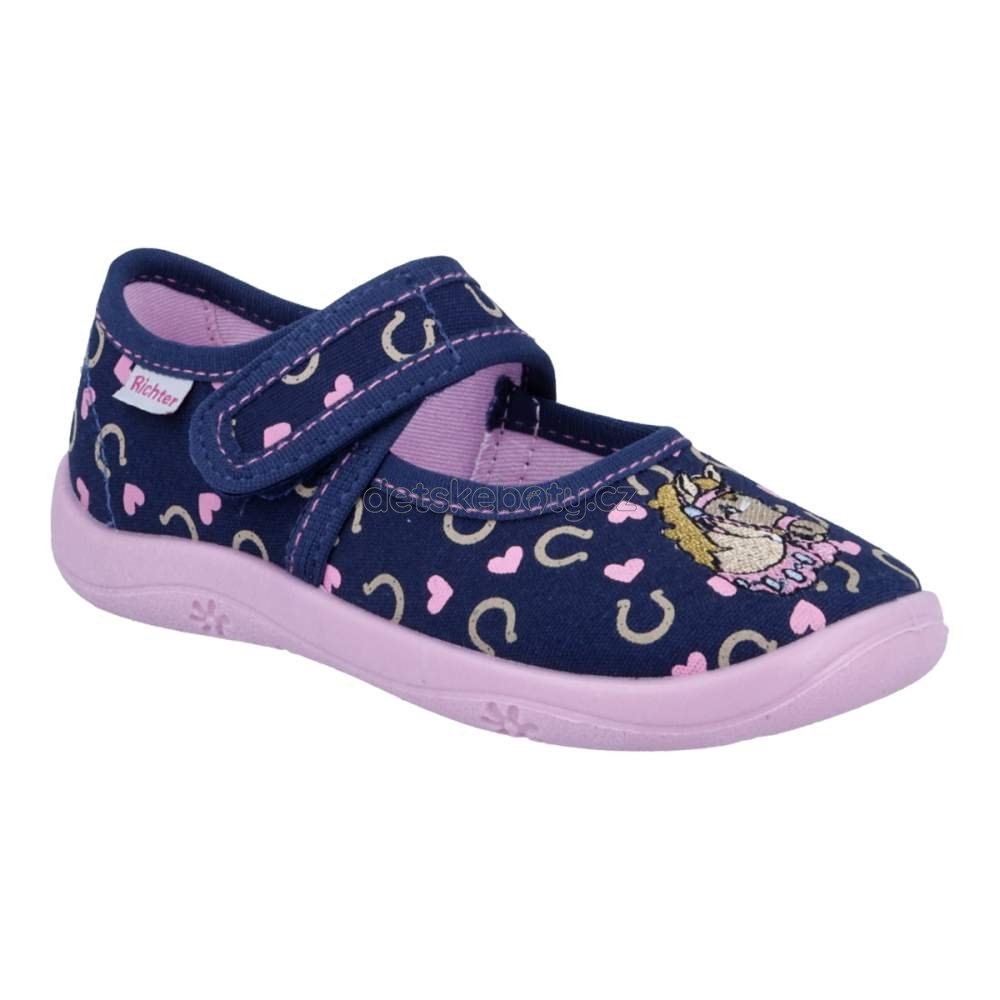 Domácí obuv Richter 9150-2291-6820 Velikost: 33