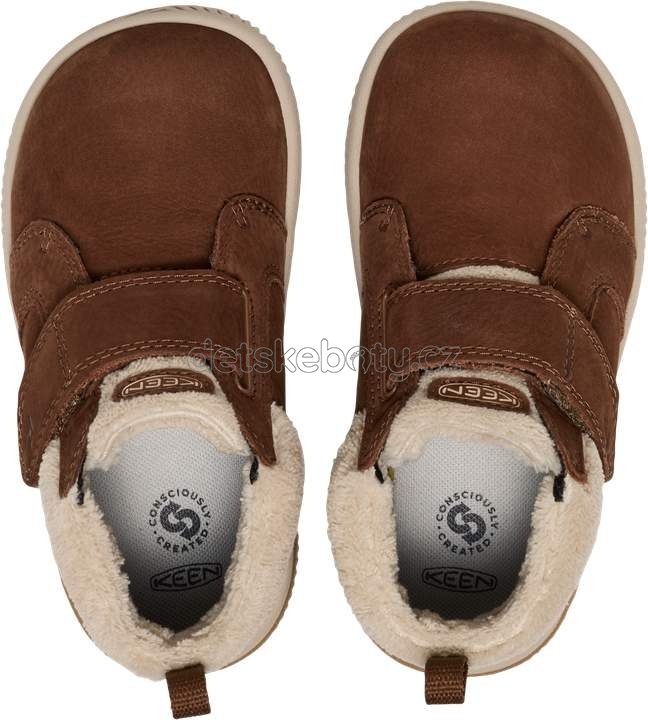 Dětské celoroční boty Keen KNX MIDDIE CHILDREN bison/safari Velikost: 29 (obrázek 4)