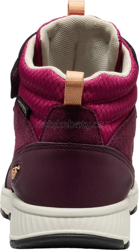 Dětské celoroční boty Keen SKUA MID WP YOUTH fig/peach fuzz Velikost: 36 (obrázek 7)