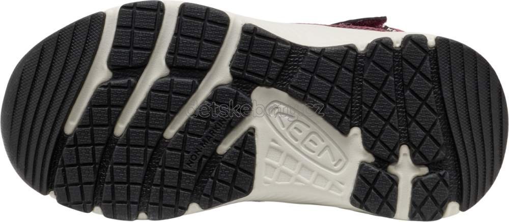 Dětské celoroční boty Keen SKUA MID WP CHILDREN fig/peach fuzz Velikost: 24 (obrázek 3)
