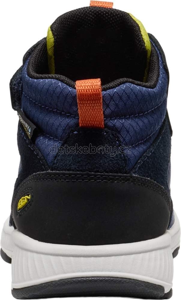 Dětské celoroční boty Keen SKUA MID WP CHILDREN naval academy/rogue green Velikost: 29 (obrázek 7)