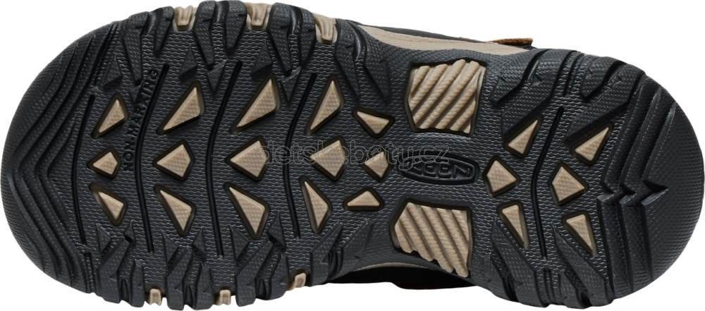 Dětské celoroční boty Keen TARGHEE IV MID WP CHILDREN bison/brindle Velikost: 30 (obrázek 3)