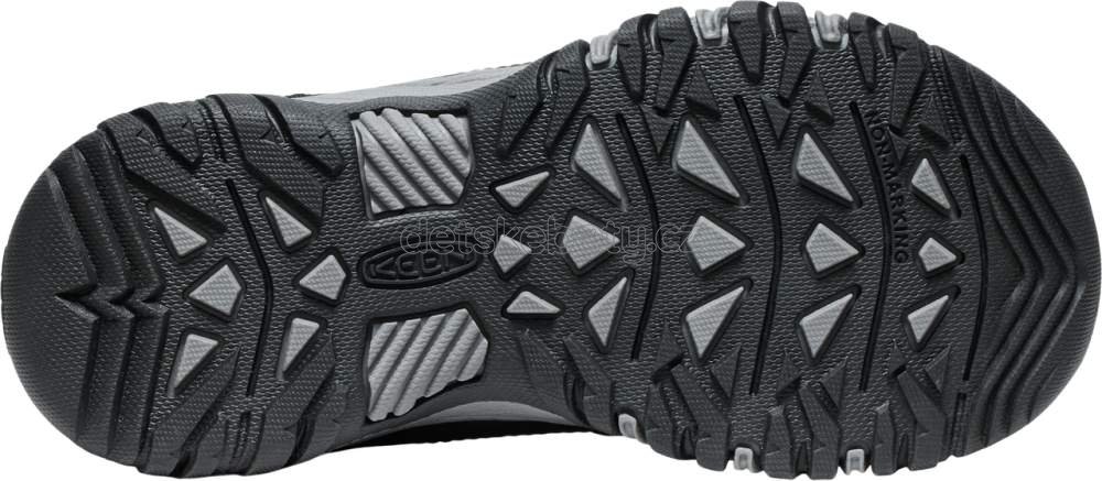 Dětské celoroční boty Keen TARGHEE IV LOW WP YOUTH black/steel grey Velikost: 36 (obrázek 4)