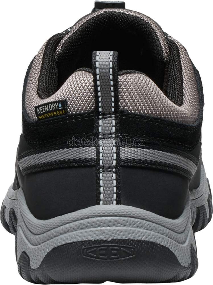 Dětské celoroční boty Keen TARGHEE IV LOW WP YOUTH black/steel grey Velikost: 36 (obrázek 7)