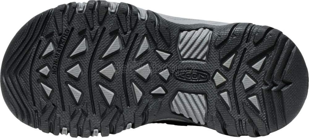 Dětské celoroční boty Keen TARGHEE IV LOW WP CHILDREN black/steel grey Velikost: 31 (obrázek 4)