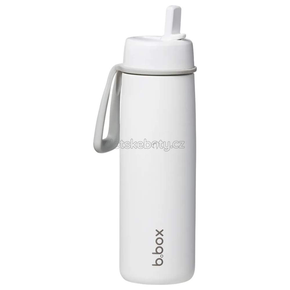 b.box 0928 Nerezová termolahev s brčkem 690 ml - white out
