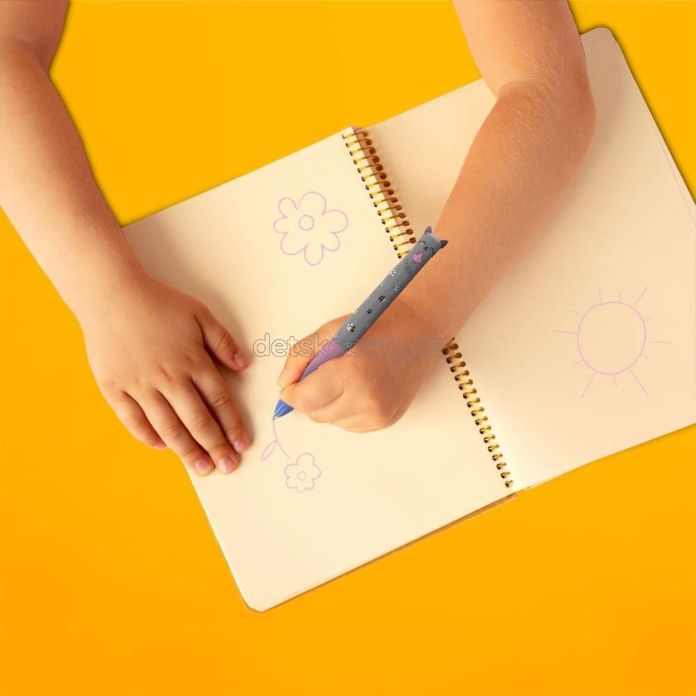 Dvoubarevná propiska Legami Two-Colour Ballpoint Pen – Click&Clack – Kitty