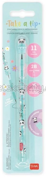 Tužka s vyměnitelnými hroty Legami Stackable Pencils - Panda (obrázek 5)