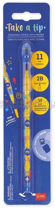 Tužka s vyměnitelnými hroty Legami Stackable Pencils - Monster (obrázek 5)