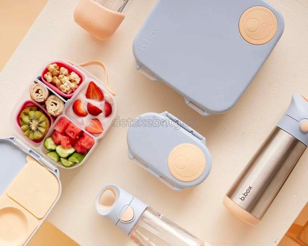 b.box 500640 Sport lahev na pití 600 ml – broskvová