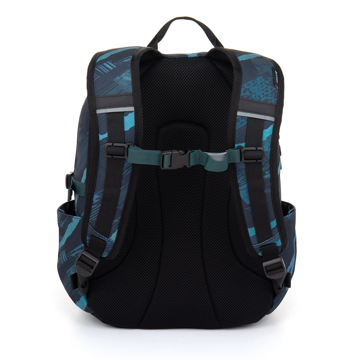 Studentský batoh v modro-tyrkysovém designu VIKI 25078