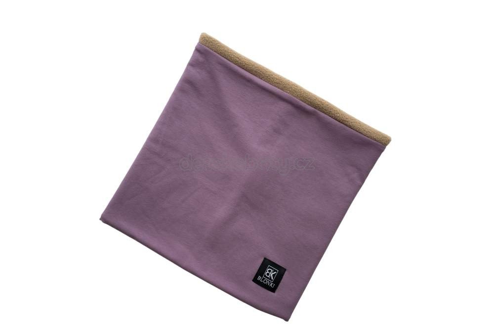 Blonki nákrčník zimní fialový Velikost: L