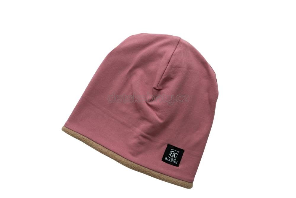 Zimní čepice Blonki zimní čepice tm. růžová Velikost: 48-50