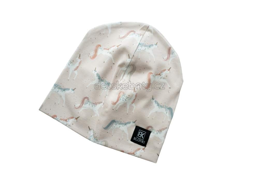 Tenká čepice Blonki tenká čepice jednorožec Velikost: 45-47