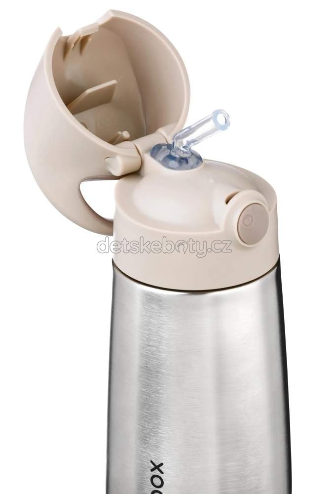 b.box 1339 Termoska na pití s brčkem 350 ml - béžová (obrázek 3)