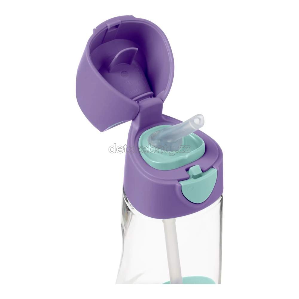 b.box 500303 Lahev na pití s brčkem 450 ml - lilac pop (obrázek 4)
