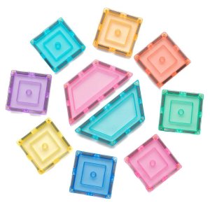 Learn and grow- Magnetická stavebnice Pastel Builders pack 112 ks